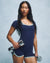 Mode Unitard - Navy