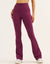 Flare Lycra Pocket Leggings - Blackberry