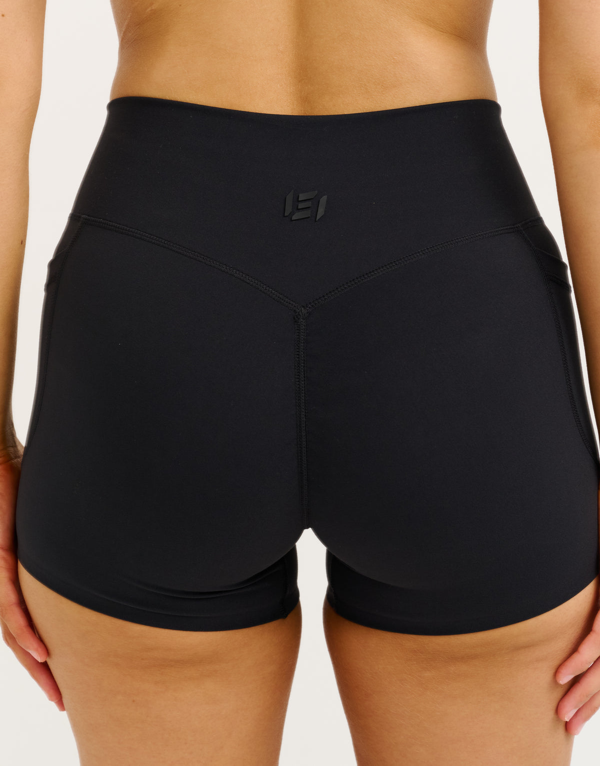 Lycra® Invisible Scrunch Pocket Shorts - Black