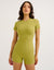 Lycra Seamless Tee - Olive