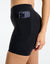 Ascend Pocket Mid-Waist Shorts 6" - Black